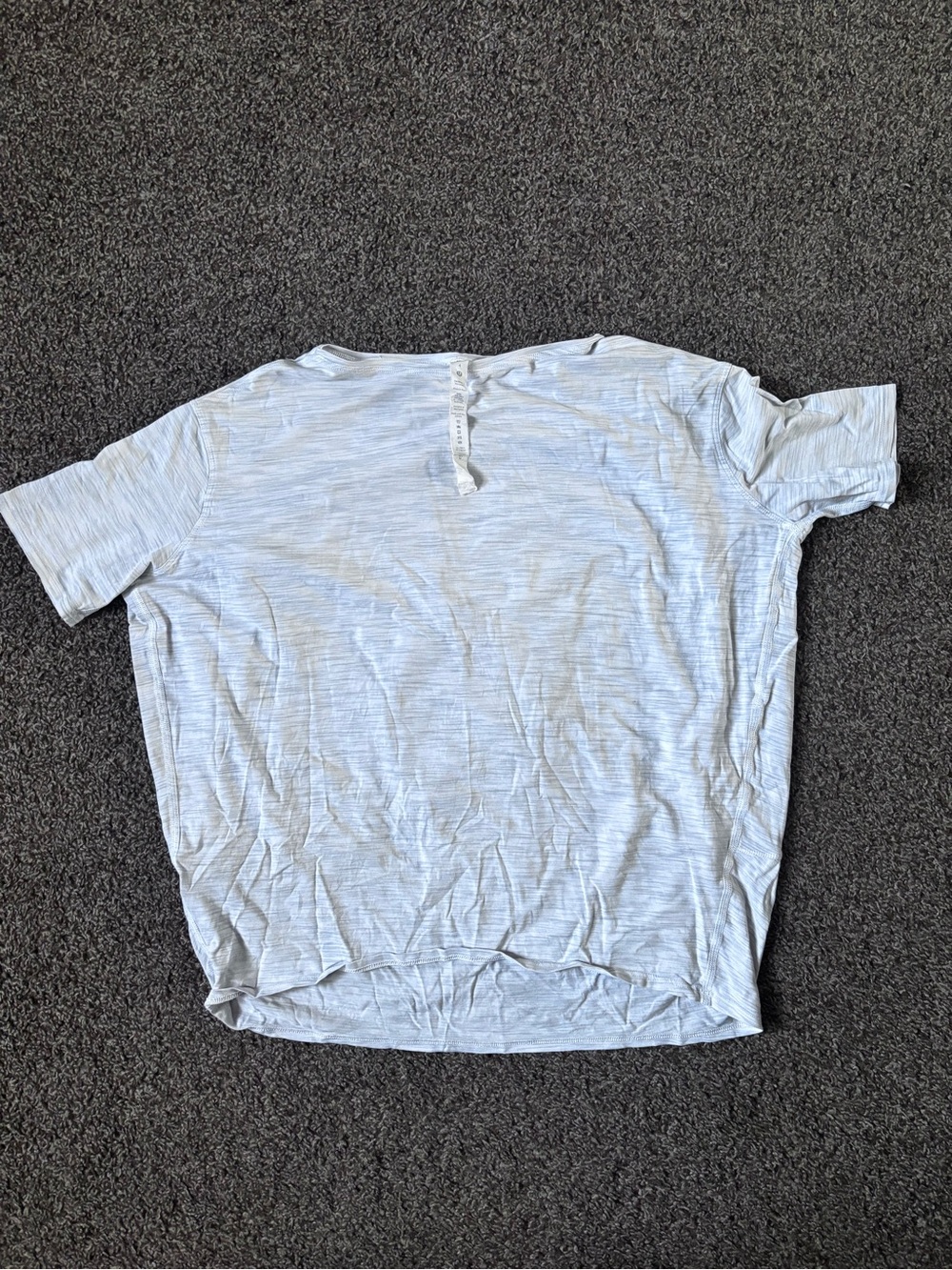 lululemon athletica Light Blue Short Sleeve Tee space grey size 4